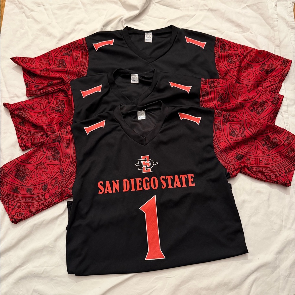 San Diego State Black and Red Jersey